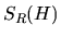 $S_R(H)$